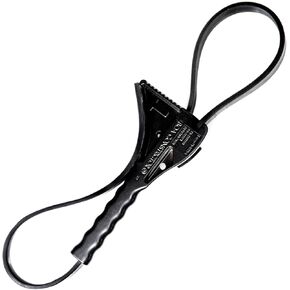 Boa BO13010 Constrictor Strap Wrench with 12" Body and 39" Strap, Black Powder Finish