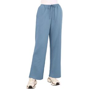 Amazhiyu Women's Fleece High Waist Wide Leg Sweatpants Drawstring Winter Pants
