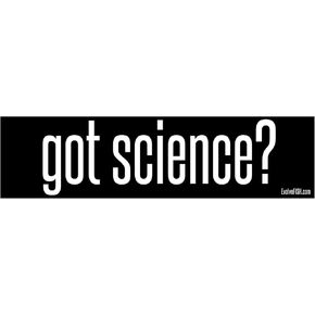 EvolveFISH Got Science Bumper Sticker - [11" x 3"]