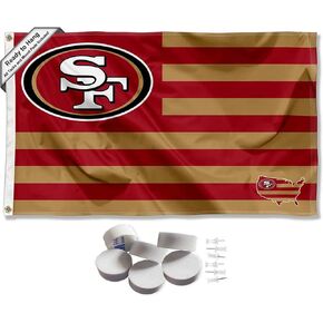 San Francisco 49ers Nation Banner and Tapestry Wall Tack Pads