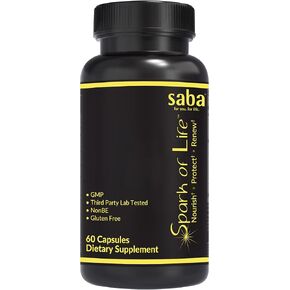 Saba Spark of Life - Comprehensive Multivitamin and Mineral Supplement -Nourish, Protect, and Renew - 60 Capsules