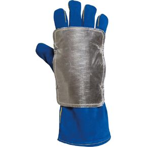 Hobart 770712 Aluminized Back Hand Pad, Silver
