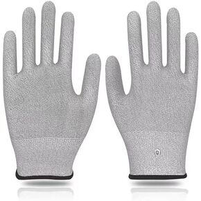Conductive Gloves Faraday Cage Anti-Radiation RF Shielding Protection for Hands and Wrists Use with Touch Screens, Keyboards 1 pair