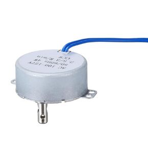 MECCANIXITY TYC-50 Small Synchronous Motor 100-127V AC 2.5-3RPM Shaft Rotation CCW 4W Gear Motor, 8kgf.cm Reduction Ratio for Electric Fireplace