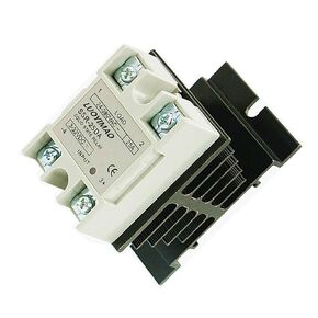 SSR-25 DA 25A 3-32V DC / 24-380V AC Solid State Relay and Heat Sink