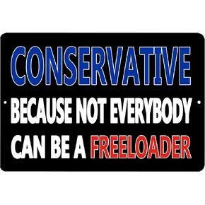 Rogue River Tactical Funny Republican Metal Tin Sign Wall Decor Man Cave Bar Conservative
