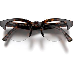 LONDON MOLE® Courier reading glasses - Modern vintage browline readers - Men’s Women’s Unisex - Spring hinges