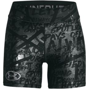 Under Armour Women's Alter Ego HearGear Middy Compression 5" Shorts Small, Black 001