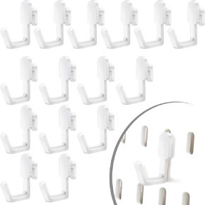 15 Pcs Pegboard Hook Compatible with IKEA Skadis Pegboard Organizer Accessories, Pegboard Accessories Compatible with IKEA, Pegboard Hooks for Garage Home Office Indoor Supply
