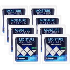Moisture Absorber Sachets Activated Charcoal 1.4 oz/40g - Remove Excess Moisture In Air - Desiccant Dehumidifier for Closet, Drawer, Safe, Storage - Dampness & Humidity Control - Set of 30