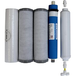 Compatible APEC Ultimate Complete 5 stage high capacity filter set for model ROES-75 RO Reverse Osmosis systems FILTER-MAX-ES75, 100% compatible + instructions and free tech support, provided by Alton