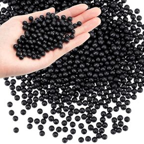 1000 Pcs Raised Panel Cabinet Door Spacers for 1/4" Groove Black Rubber Ball Stabilizers Round Rubber Spacers for Woodworking Cabinet Door Making Tools