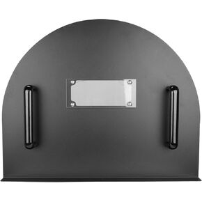 Karpevta Pizza Oven Door Stainless Steel Pizza Oven Door With Handle 25''X20'' Black Fit Most Outdoor Commercial Ovens