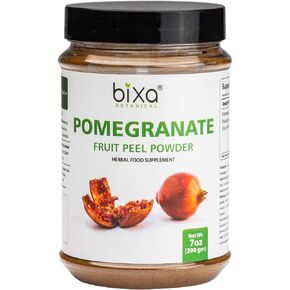 bixa BOTANICAL Pomegranate Peel Powder (Punica granatum) | 1 Pound / 16 OZ | Ayurvedic Herbal Supplement | Gluten Free, Non-GMO, Steam Sterlized, Vegan, 100% Pure.