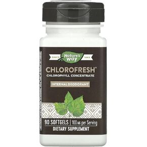 Pack of 2 x Nature's Way Chlorofresh - 90 Softgels