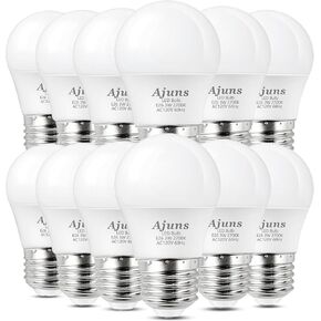 Low Watt LED Light Bulbs 3W Equivalent 25W Light Bulbs, 120V 25W LED Ceiling Fan Bulb, Warm White 2700K Household Appliance Bulb, E26 Base, 12 Packs