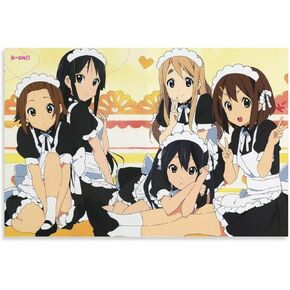 Anime K-on Poster Decorative Painting Canvas Wall Art Living Room Posters Gifts Bedroom Painting 12x18inch(30x45cm)
