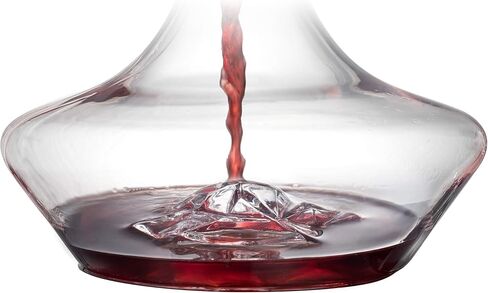 YouYah Iceberg Wine Decanter Set with Aerator Filter,Drying Stand and Cleaning Beads,Red Wine Carafe,Wine Aerator,Wine Gift,100% Hand Blown Lead-free Crystal Glass (1400ML) in Saudi Arabia