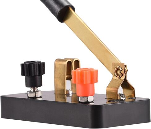 uxcell Single Pole Switch Physics Laboratory Equipment Single Pole Single Throw (SPST) Switch, Black Red Copper Tone, 5Pcs in Saudi Arabia