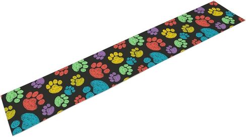 William Morris Flower Table Runner, Green Forestry Plant Animal Villages Retro Printed Table Runner (13x90) 1 Piece in Saudi Arabia