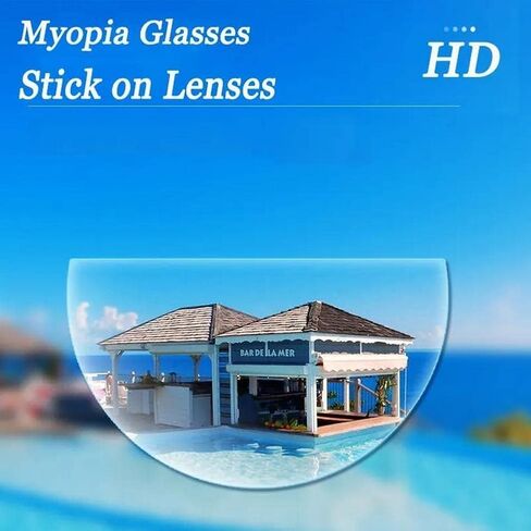 2Pcs Transparent Stick-on Presbyopic Lenses Reading Glasses Lens Liquid Silicone Bifocal Bifocal Lenses Presbyopic Lenses Magnification Reading Glasses in Saudi Arabia