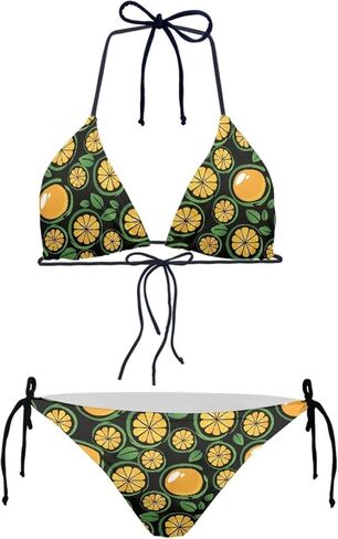 String Bikini V Neck Push Up Thong Bathing Suits 2 Piece Swimsuits Cut String Triangle Bikini Set Swimwear in Saudi Arabia
