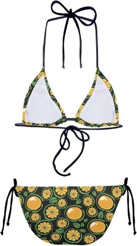 String Bikini V Neck Push Up Thong Bathing Suits 2 Piece Swimsuits Cut String Triangle Bikini Set Swimwear in Saudi Arabia