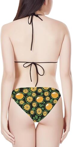 String Bikini V Neck Push Up Thong Bathing Suits 2 Piece Swimsuits Cut String Triangle Bikini Set Swimwear in Saudi Arabia