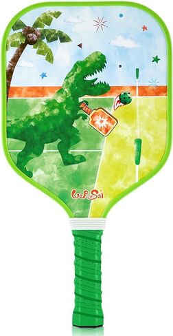 WERNNSAI Kids Pickleball Paddle Lightweight Unicorn Dinosaur Pickle Ball Paddle Sports Gifts for Boys Girls in Saudi Arabia
