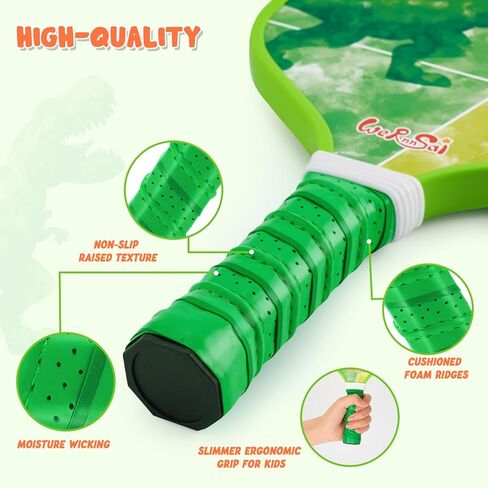 WERNNSAI Kids Pickleball Paddle Lightweight Unicorn Dinosaur Pickle Ball Paddle Sports Gifts for Boys Girls in Saudi Arabia