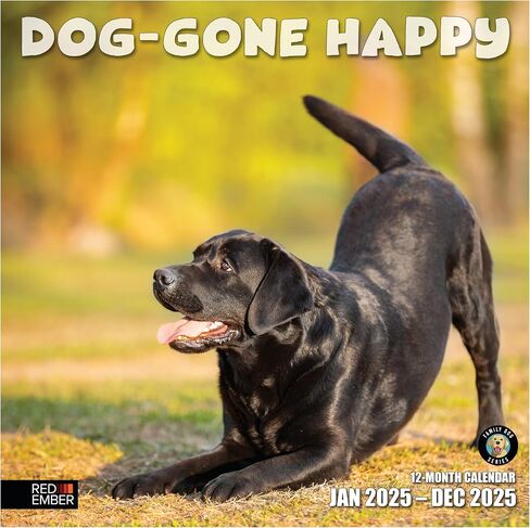 RED EMBER Funny Gag Gift Dooty Calls Puppies 2024 Hangable Monthly Wall Calendar Pooping Crapping | 12" x 24" Open | Thick & Sturdy Paper | Giftable | Joke, White Elephant, Yankee Swap, Secret Dirty in Saudi Arabia