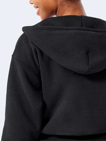 YEOREO Zip Up Hoodies for Women Fleece Pullover Cropped Crew Neck Sweatshirts Katrine Fall Winter Clothes with Pockets in Saudi Arabia