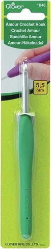 Clover Amour Crochet Hook, 4.50mm, Blue in Kuwait