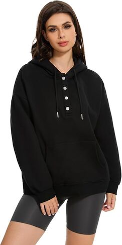 Halloween Womens Oversized Hoodies Fleece Sweatshirts Long Sleeve Sweaters Pullover Fall Outfits with Pocket in Saudi Arabia