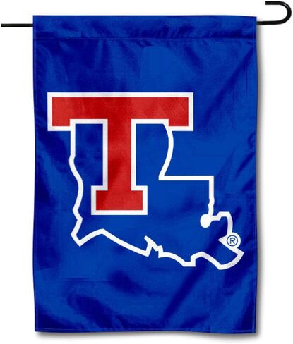 شركة College Flags & Banners Co. Louisiana Tech Bulldogs الشعار الجديد علم الحديقة in Saudi Arabia