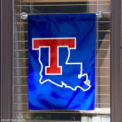 شركة College Flags & Banners Co. Louisiana Tech Bulldogs الشعار الجديد علم الحديقة in Saudi Arabia
