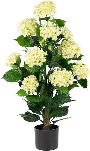 شجرة الكوبية الوردية من Naturae Decor - شجرة زهور صناعية داخلية وخارجية نابضة بالحياة - مقاومة للأشعة فوق البنفسجية - ارتفاع 91.48 سم in Kuwait