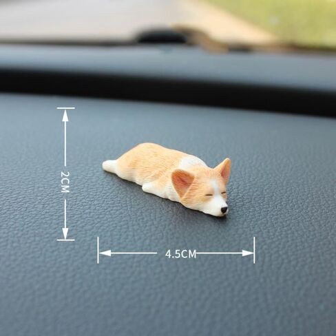 JXK 5 Pack Corgi Figurines Corgi Miniature Mini Corgi Cake Topper Corgi Ornament Decoration Ideal Gifts for Women Mom Birthday in Kuwait