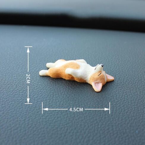 JXK 5 Pack Corgi Figurines Corgi Miniature Mini Corgi Cake Topper Corgi Ornament Decoration Ideal Gifts for Women Mom Birthday in Kuwait