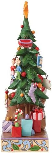 Enesco Dr. Seuss Grinch بواسطة Jim Shore Santa Grinch يقف مع اليدين على تمثال HIPS، تمثال منحوت مصنوع يدويًا من الراتنج الحجري لعيد الميلاد لديكور المنزل، 6.69 بوصة، متعدد الألوان in Saudi Arabia