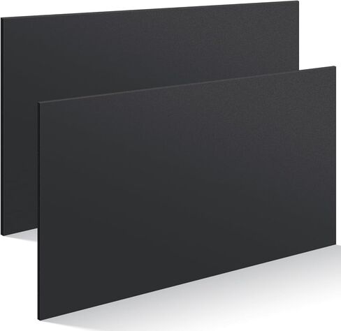 1 Pcs HDPE Sheet 1/2" Thick, Size 12" x 24", Thick Plastic Sheet Flexible HDPE Plastic Sheets High Density Polyethylene Board Solid Plastic Block for DIY Projects for Machining Home (Black) in Saudi Arabia