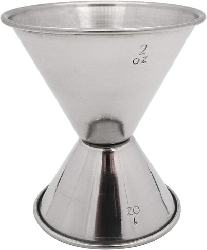 Hudson & Lane Stainless Steel Cocktail Barware Double Measuring Jigger 1 oz x 2 oz in Saudi Arabia