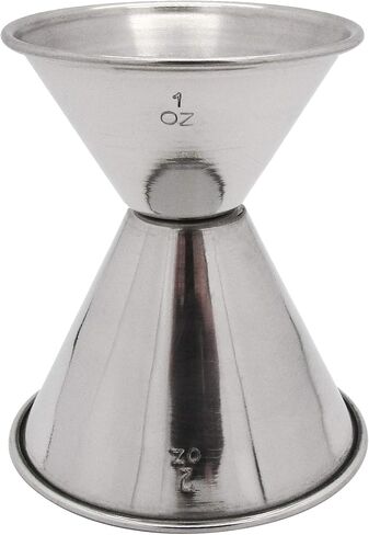 Hudson & Lane Stainless Steel Cocktail Barware Double Measuring Jigger 1 oz x 2 oz in Saudi Arabia