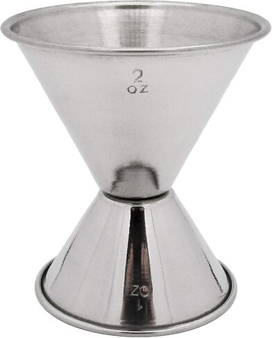 Hudson & Lane Stainless Steel Cocktail Barware Double Measuring Jigger 1 oz x 2 oz in Saudi Arabia