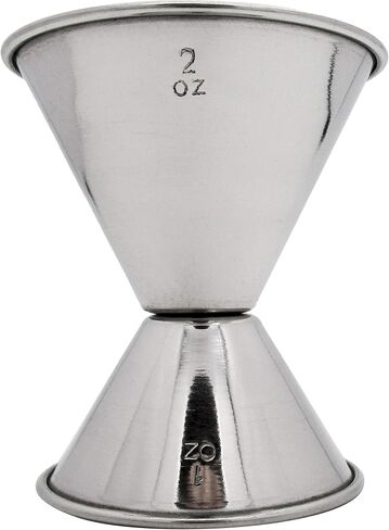 Hudson & Lane Stainless Steel Cocktail Barware Double Measuring Jigger 1 oz x 2 oz in Saudi Arabia