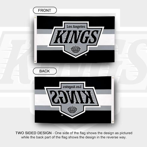 Desert Cactus Los Angeles Kings Flag NHL 100% Polyester Indoor Outdoor 3x5 feet National Hockey League Team Flags LA (Flag D) in Saudi Arabia