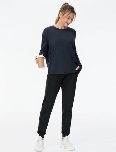 THE GYM PEOPLE Women's Relaxed Fit Joggers Pants Drawstring Running Workout Sweatpants Tapered Lounge Pants with Pockets in Kuwait