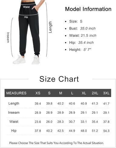 THE GYM PEOPLE Women's Relaxed Fit Joggers Pants Drawstring Running Workout Sweatpants Tapered Lounge Pants with Pockets in Kuwait