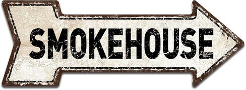 Mukuko Rustic Metal "The Quack Shack" Duck Signs - Outdoor Safe Arrow Tin Sign for Duck House, 6" x 18" in Saudi Arabia