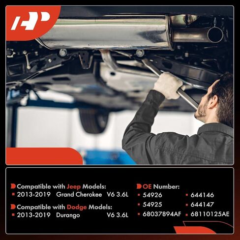A-Premium Right Catalytic Converter Kit Direct-Fit Compatible with Jeep Grand Cherokee 2013-2019 & Dodge Durango 2013-2019, 3.6L, EPA Compliant, Replace# 68110125AE in Saudi Arabia